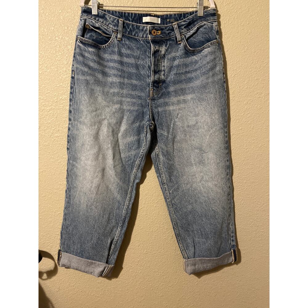 Rye grass women’s straight buttonfly jeans